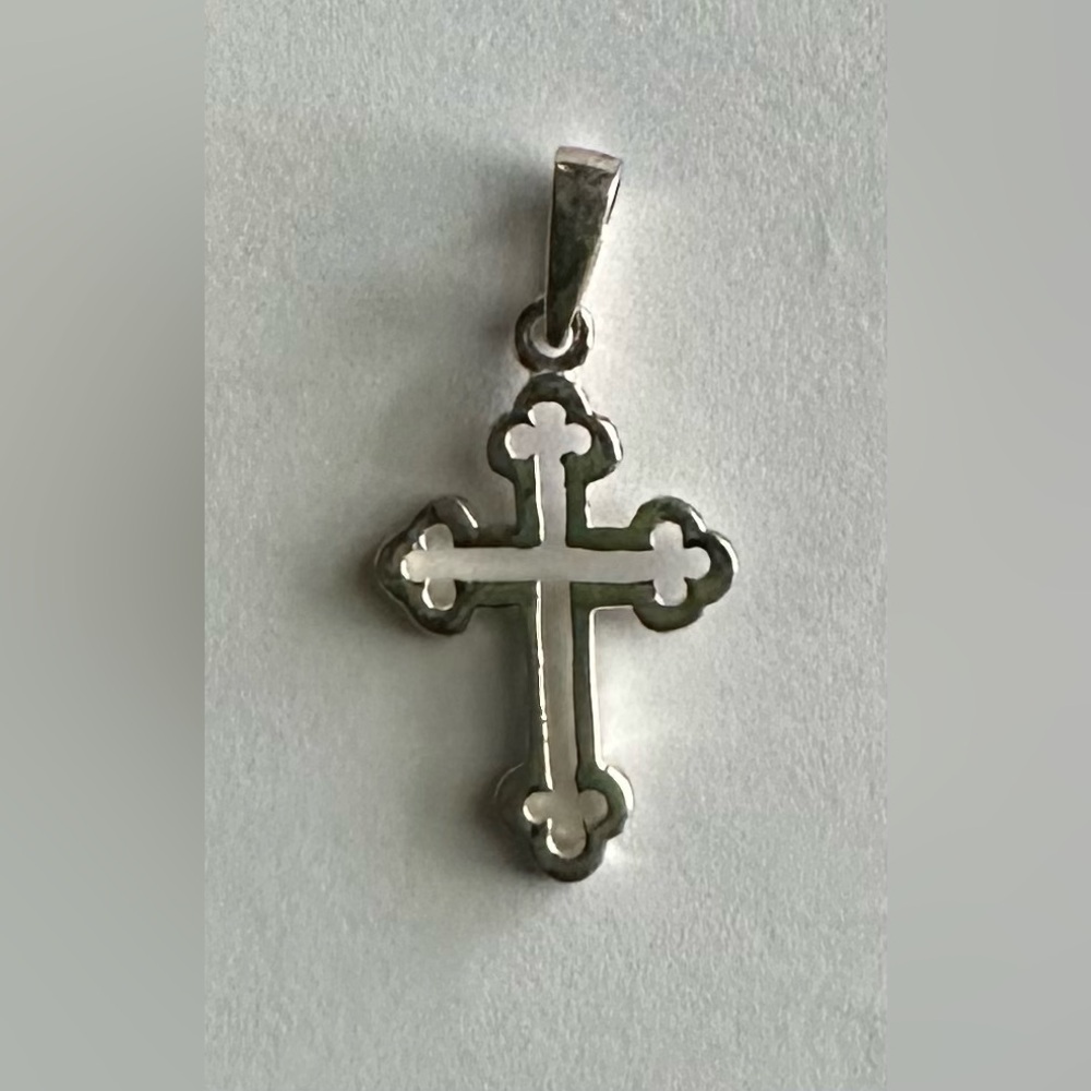 925 String Silver Cross Pendant